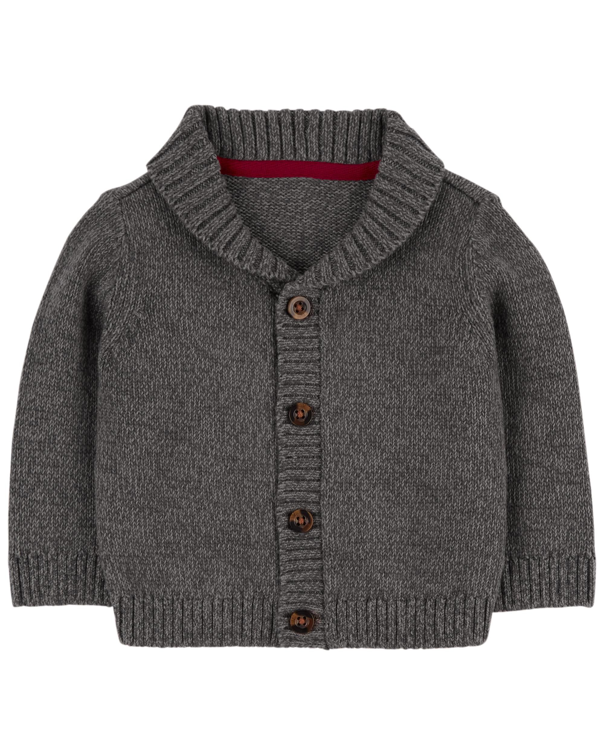 Boys gray cardigan store